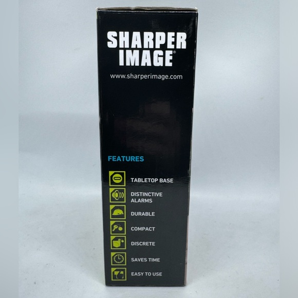 NIB Sharper Image Portable Wireless Electronic Key Finder 45 Ft Range 2 Key - Picture 2 of 6